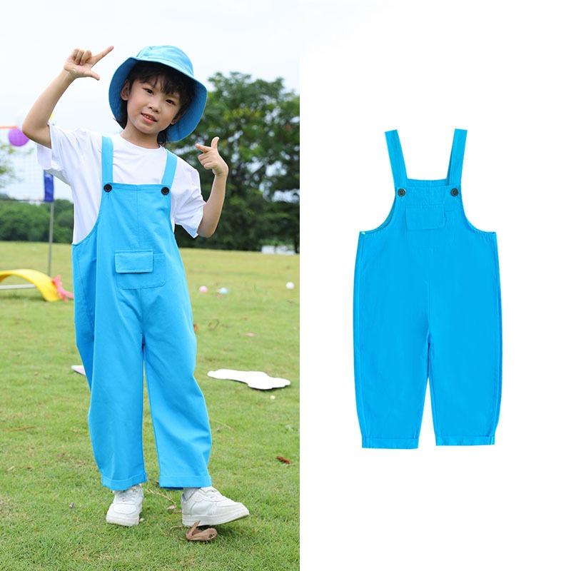 Tute Hip Hop per Bambini Salopette da Ragazza Tuta Romper per Bambini Streetwear per Ragazzi Pantaloni Colorati Scuola