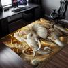 Luxury Elephant Crystal Velvet Rug Gold Animal Design Home Office Decor 3D Printed Floor Mat Soft Anti Slip Carpet ForLivingRoom