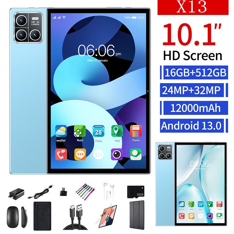 2025 New 10-inch Android Tablet PC with Octa-core Processor and HD Display