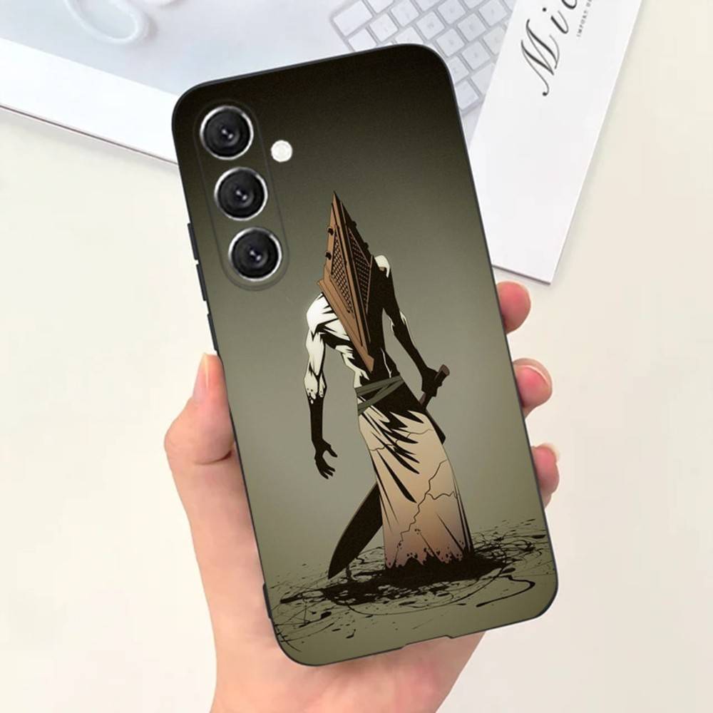 Horror Games Silent Hill Phone Case Phone Case For Samsung S25,S24,S21,S22,S23,S30,Ultra,S20,Plus,Fe,Lite,Note,10,5G Black Cover