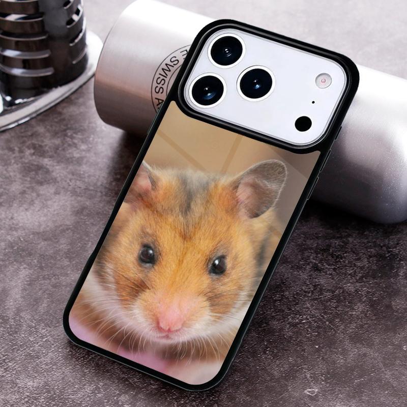 Cute Adorable Hamster Phone Case For iPhone 17 16 15 14 13 12 11 Pro Max Plus 17Air Soft Silicone Cover