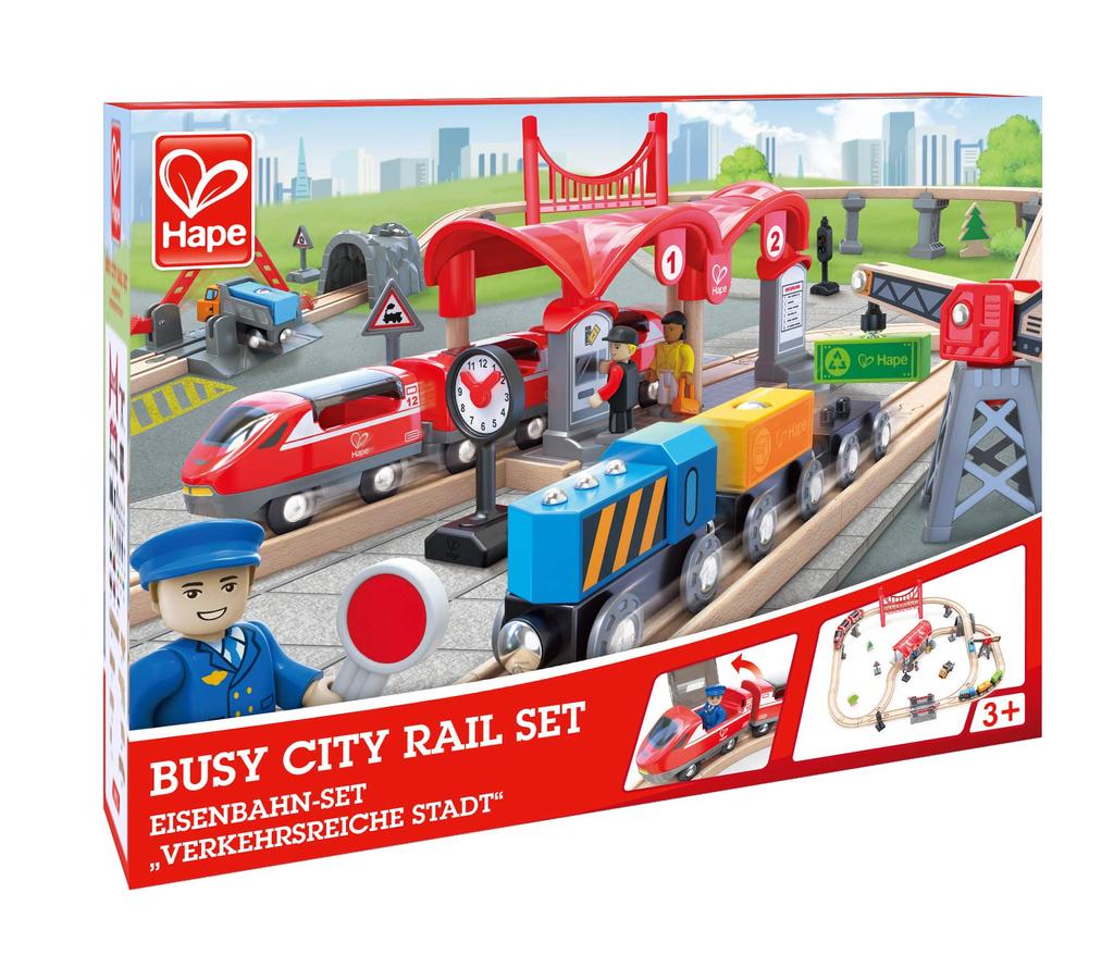 Hape Sakamichi City Rail Set E3730