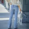 2022 Women's Flared Stretchy Denim Long Pants
