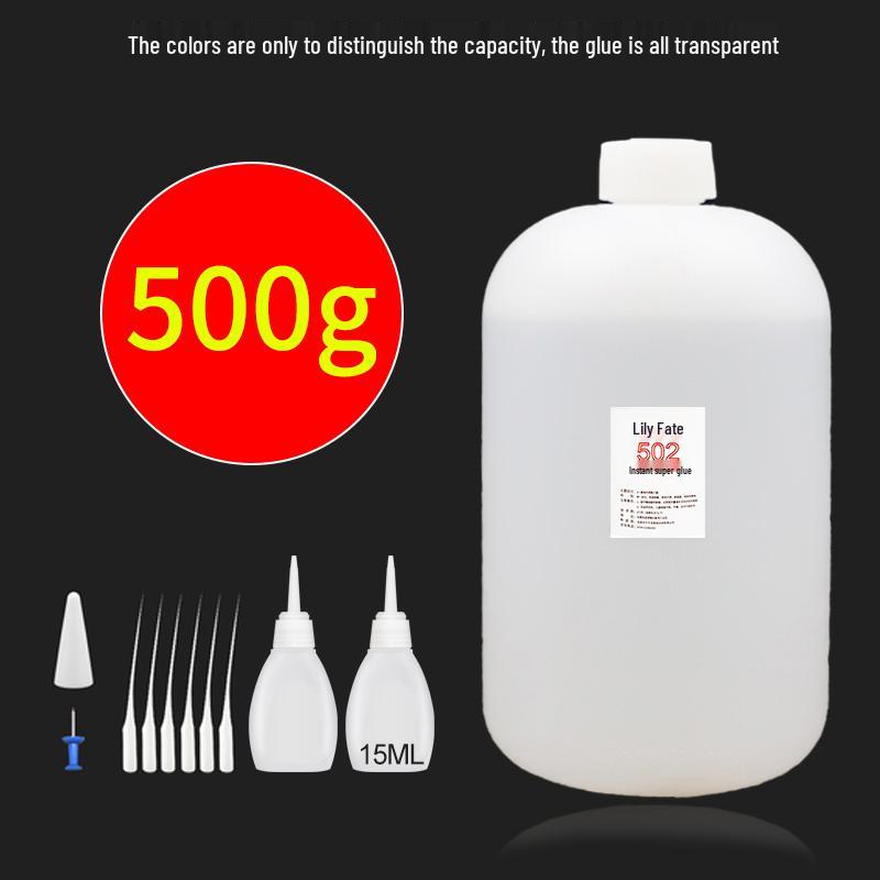 Quick-Drying 502 Repair Glue - Large Bottle, 3-Second Instant Bond