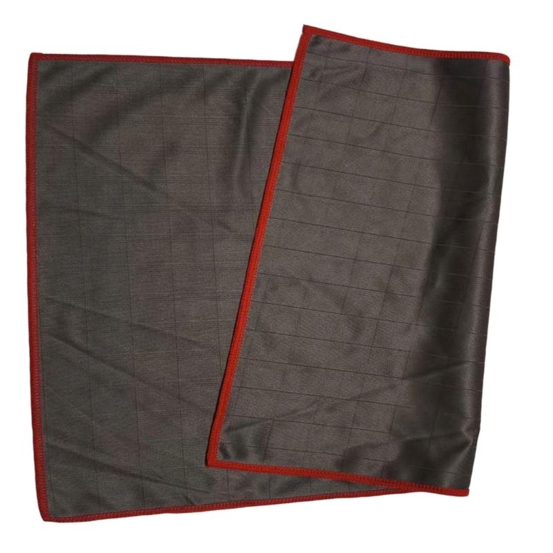 3Pcs Super Absorbent Carbon Fiber Microfiber Cleaning Cloth For Car Glass Kitchen Surfaces No Residues Polishing Towel