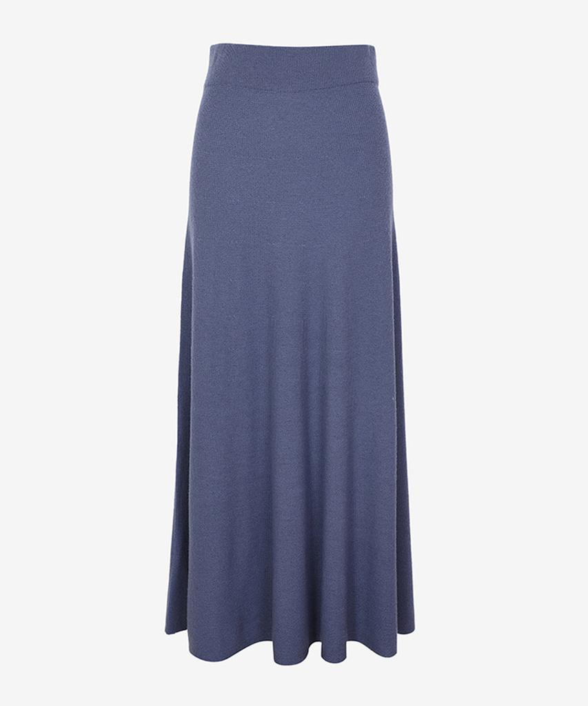 Sekeonseukin 100% Wool Midi Flare Skirt