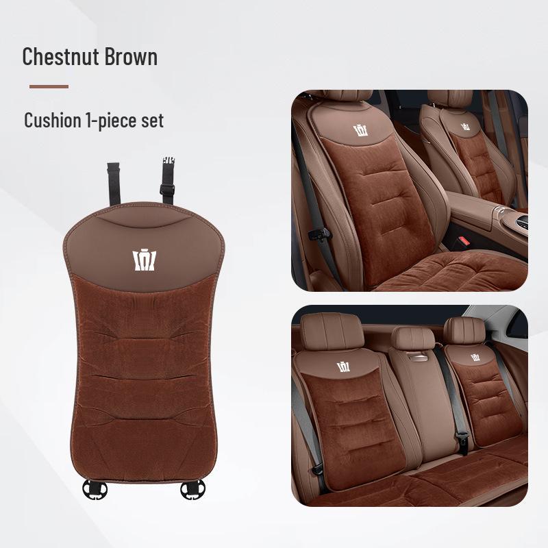 Crown Car Seat Cushions: Winter Flannel Warmth for Land Cruiser Prado Interiors