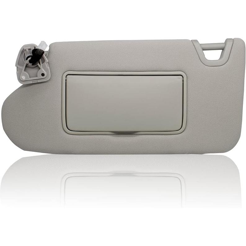 NHILES Left Driver Side Sun Visor Compatible With Nissan Altima 2013 2014 2015 2016 2017 2018 With Light, Without Sunroof 96401-3TA2A Beige