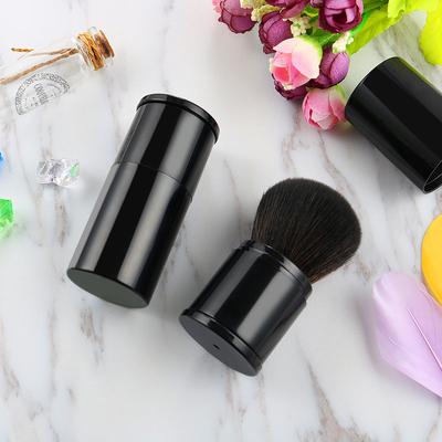 1pcs Black Retractable Makeup Brushes Big Powder Foundation Blusher Concealer Cream Kabuki Brush Cosmetic Beauty Tools