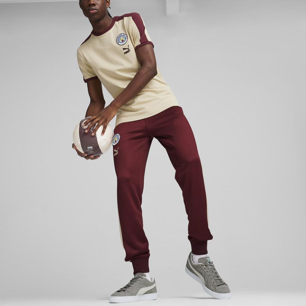 Puma Manchester City Year Of The Rabbit Collection Mcfc Ftblheritage T7 Tee Logo Round Neck Pullover Sports Short Sleeve T-Shirt Men Tops 769495-18