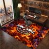 RB Leipzig Football Print Crystal Velvet Rug, Comfortable Water Absorbent Non Slip Indoor Floor Carpet