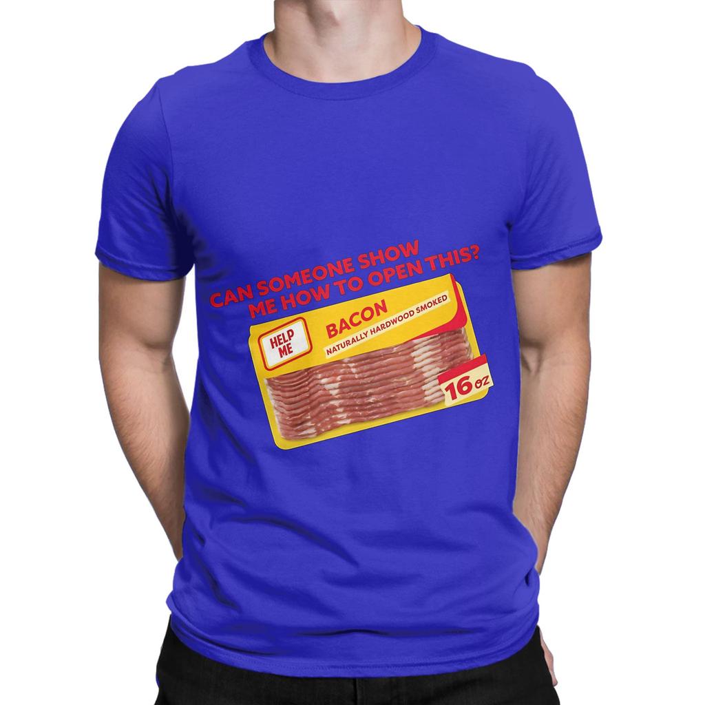 Do you know how to open Bacon Novelty Graphic 100 Cotton TShirt Oscar Mayer Tops Tees For Unisex