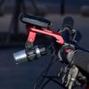 Cycling Bike Stem Extension Mount Holder for Computer & Sports Camera (Red)
