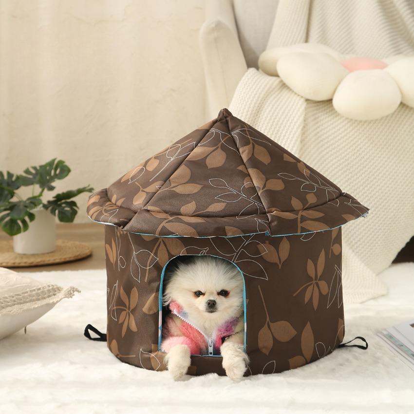 Universal Outdoor Waterproof Cat Nest in All Seasons Breathable Removable and Washable Pet Nest and Warm Dog Nest in Winter