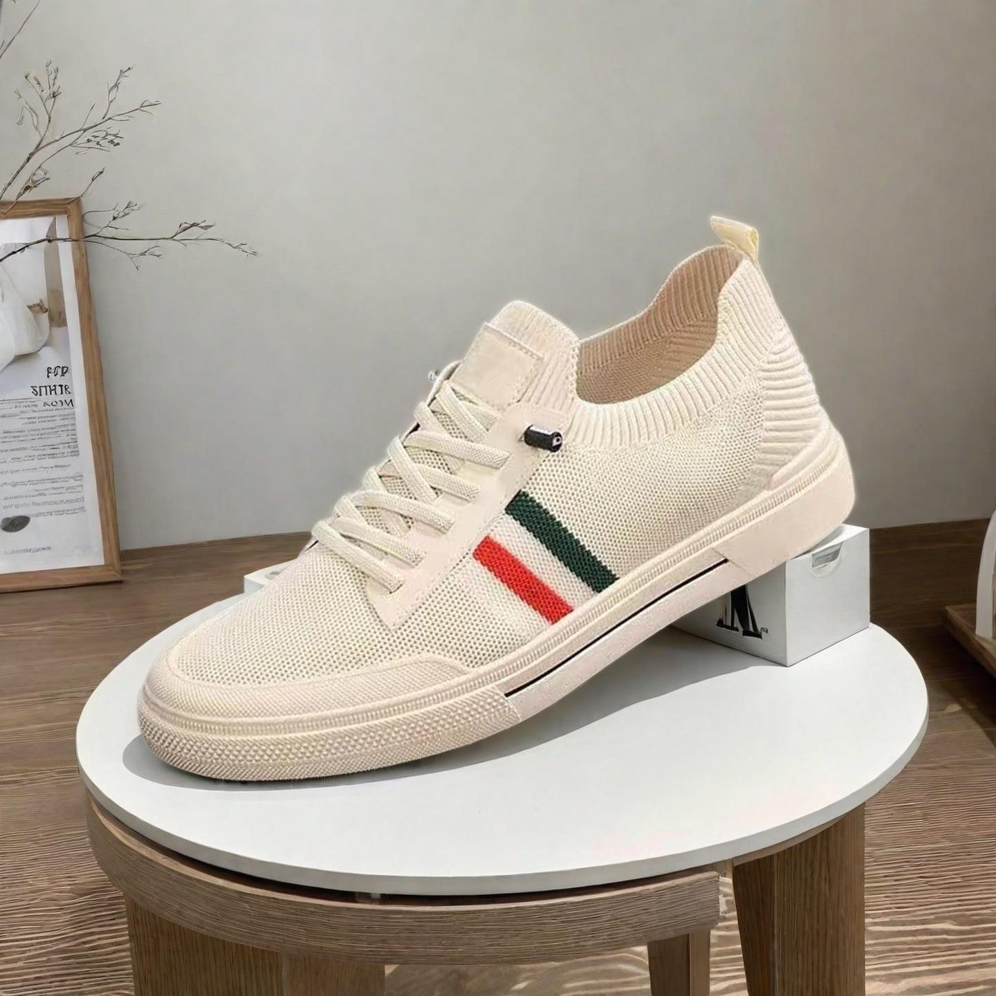 

Shoes men s shoes breathable labor insurance work shoes spring and autumn leisure network new canvas shoes panel lazy one pedal autumn 39 бежевый