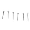 6Pcs Guitar Bridge Screws Set Mounting Parts Electric Musical Instrument Accessories Silver