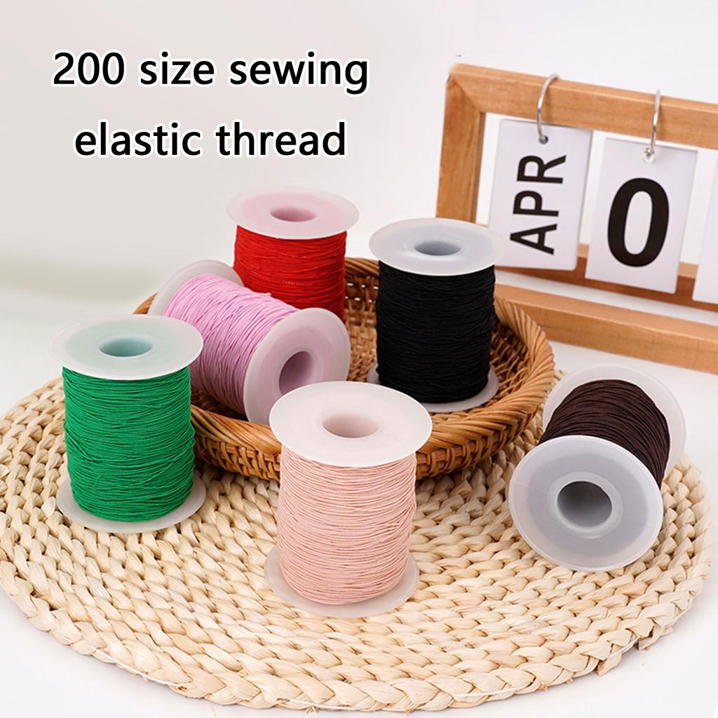200 Yards Braided Cord Chinese Knot Cord Decorative Thread String Elastic Cord Packing String Bracelet Beading Thread