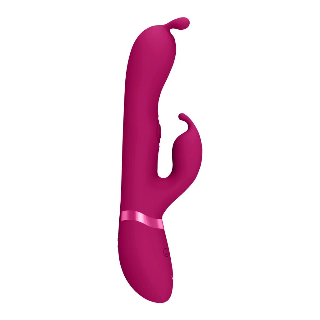 Vive - G-Spot Vibrating Rabbit Ear with Reptile Pulsation Shaft