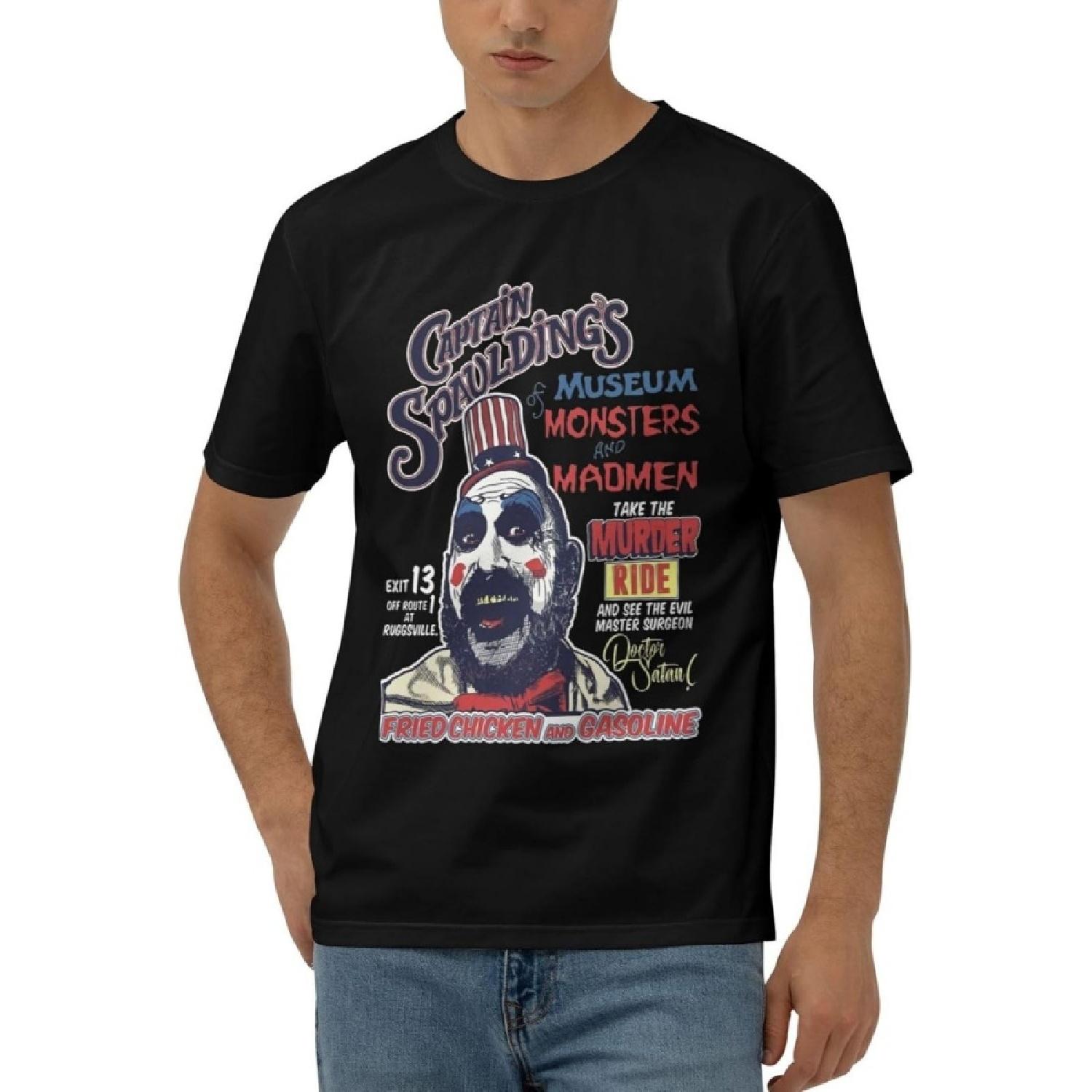 

Men s Women s Novelty Round Neck Hip hop Short Sleeve T-Shirt Breathable Undershirt XXXXXL чорний