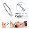 [GUANGUAN] Key Ring Key Holder Set of 10 Carabiner Outer Circumference 25mm*5 Pieces +30mm*5 Pieces Lightweight Key Ring Easy To Install Bag Ring