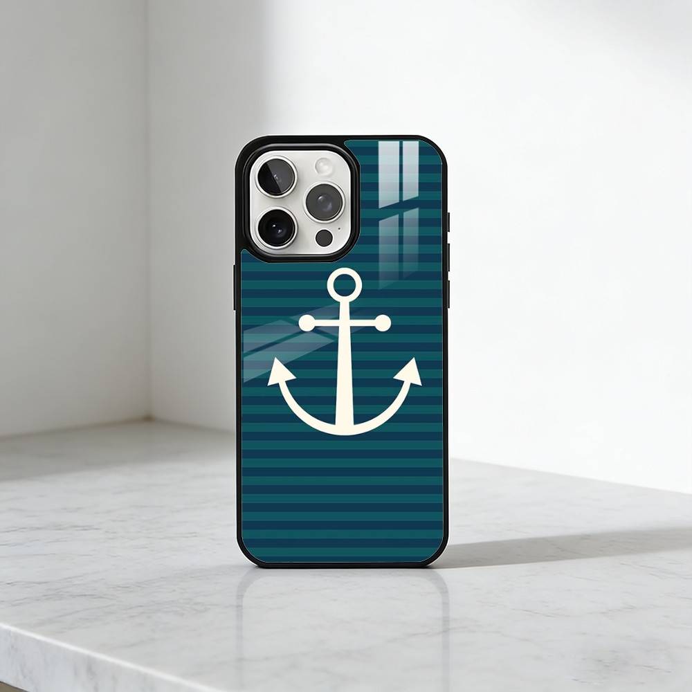 Anchor Compass Nautical Sailor  Phone Case For iPhone17,16,15,14,13 Plus,Pro Max Magnetic For Magsafe Wireless Charging
