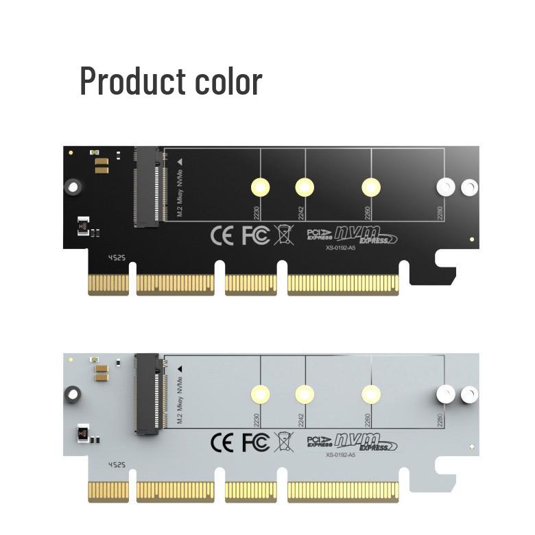 PCIe to M.2 NVMe Expansion Card: 64Gbps High-Speed Transmission, Compatible with 2230/2242/2260