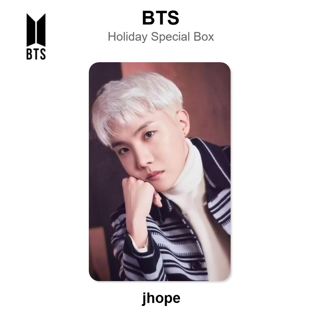 BTS Holiday Special Box Official Photocard J-Hope