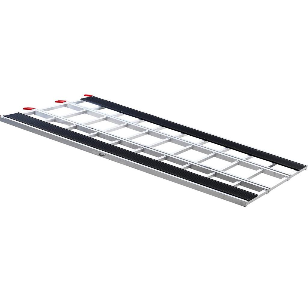 85" X 54" Extra Wide Aluminum Foldable Ramp 1500LBS Capacity Loading Ramp