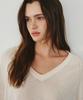 CITTA Soft Boucle V-Neck Knit_Ctk262(Salmon Pink)