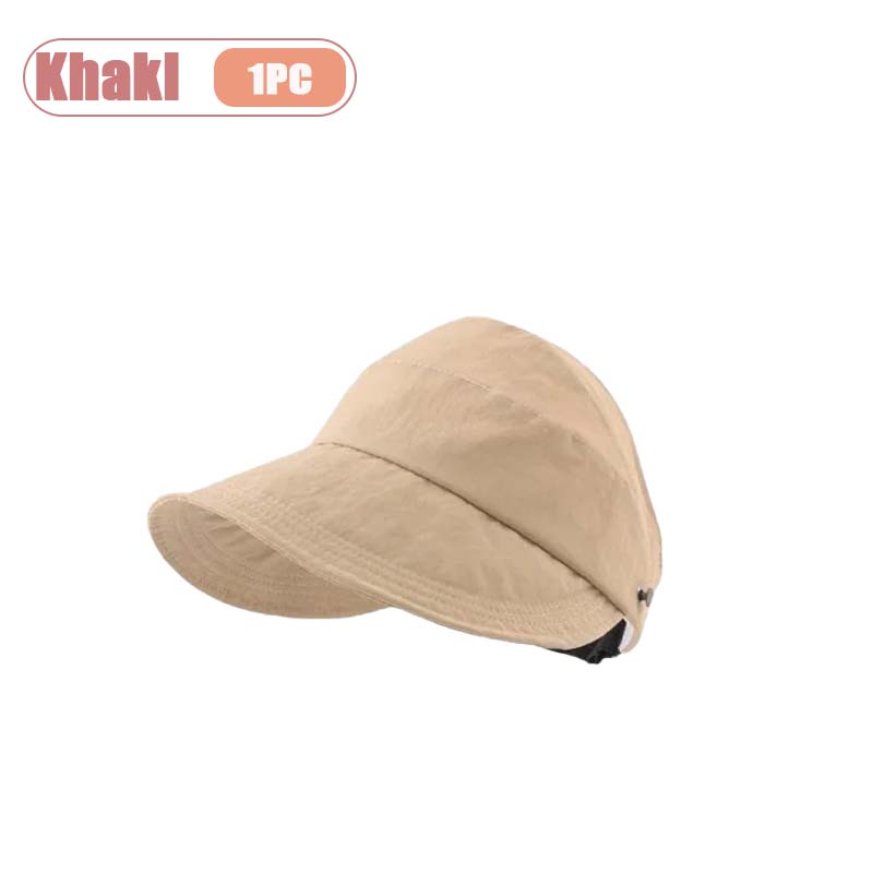 1-5PCS Women‘s Summer Sun Protection Hat Visor Face Cover Bucket Cap Korean Style Baseball Hat for Outdoor Beach Travel