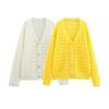 2025 Spring Women's European & American Style Casual Knit Cardigan