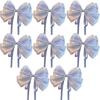 Mermaid Ji Pearlescent Satin Bow Hair Clip Women Summer Sweet Ribbon Spring Clip Fairy Hair Accessories
