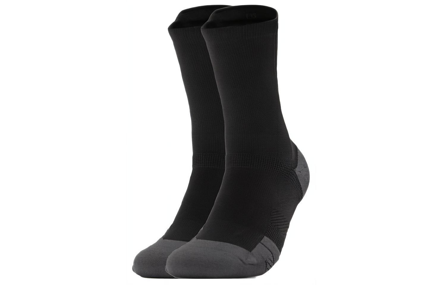 Under Armour Crew Socks Unisex Black 1376079-001 L