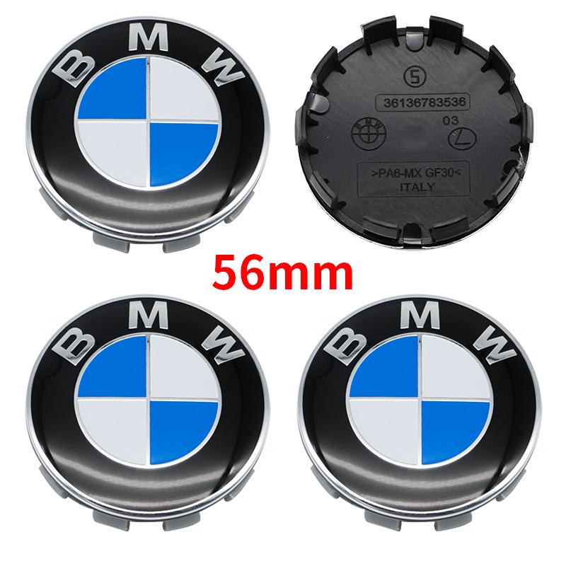 BMW 4Pcs 56mm 68mm Wheel Center Caps For BMW 50th Anniversary M Power Carbon Fiber Hubcap Emblem Badge E46 E90 F10 F30 G20 X5