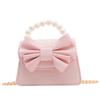 Adorable Mini Butterfly Bow Kids Handbag For Girls Cute Pu Crossbody Purse Accessory