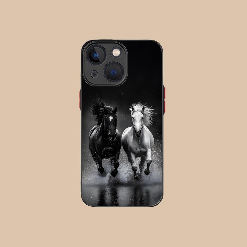Fashion Horse Mobile Cell Phone Case for iPhone 17 16 15 14 13 12 11 X XR XS 8 7 Air Pro Max Plus Mini Colorful Silicone Cover