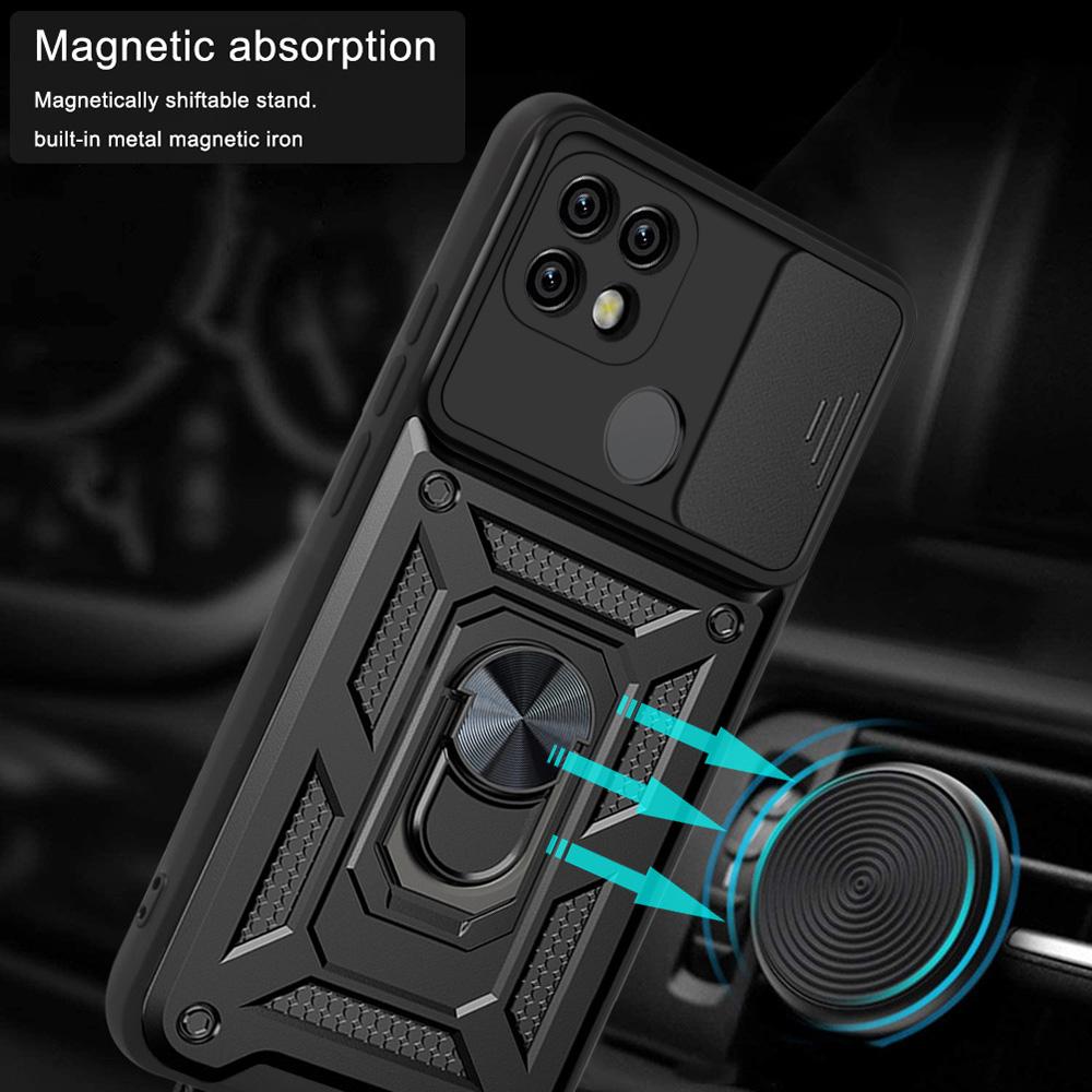 Coque Armure Antichoc Pour OPPO Realme 8 9 Pro Plus 8i 9i C35 C31 C25 C12 C20 C11 C21 C3 C21Y Housse Protection Objectif Caméra Fundas