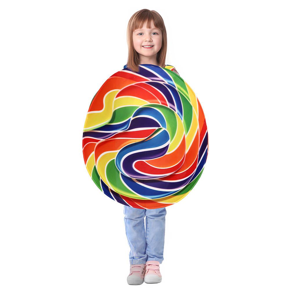 Lollipop Kid Halloween Polyester Costume Family Matching Set Group Party Cosplay