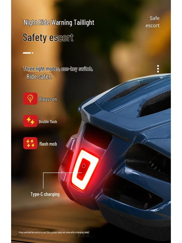 Arka Işıklı Yetişkin Bisiklet Kaskı – Ayarlanabilir Yol Bisikleti Kaskı Erkekler ve Kadınlar için