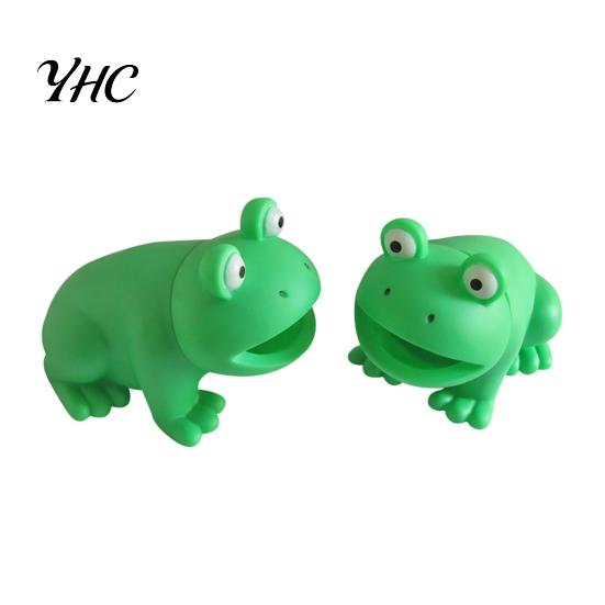 Interactive Dog Toy Chew with Sounds Effect Cartoon Frog Shaped Pet Teeth Cleaning Supplies