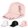Unisex Zij-ijzeren Ring Baseballpetten Lente Herfst Buiten Zonnebrandhoed Verstelbare Casual Truckerpetten