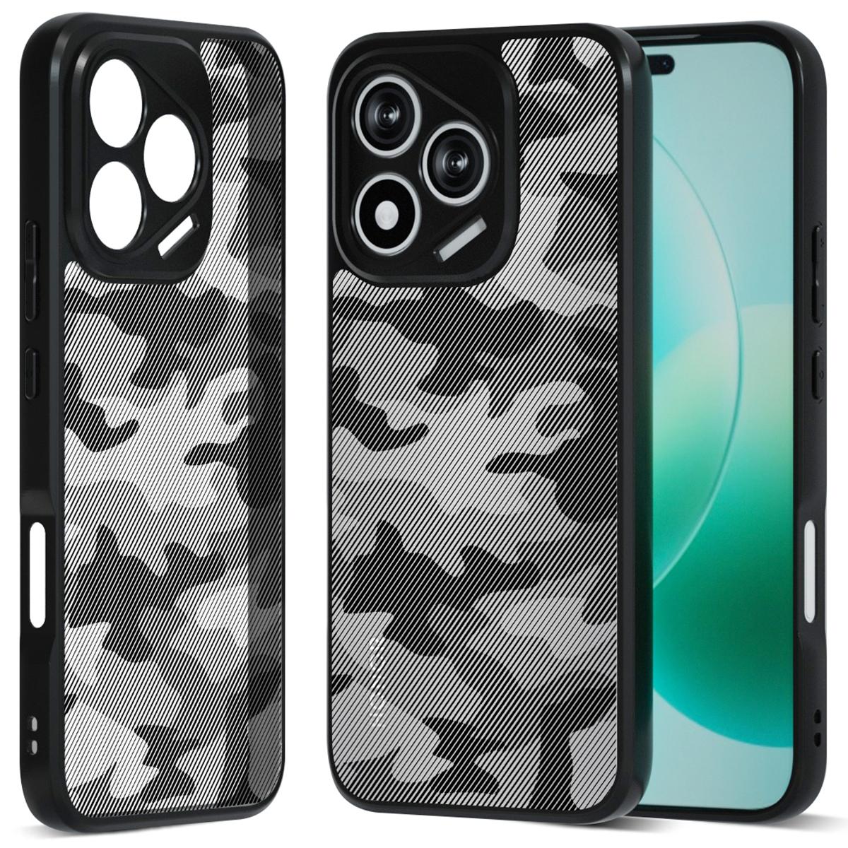 

IBMRS For Honor 400 Lite 5G Case Soft TPU Frame Hard PC Back Anti-Fall Phone Cover