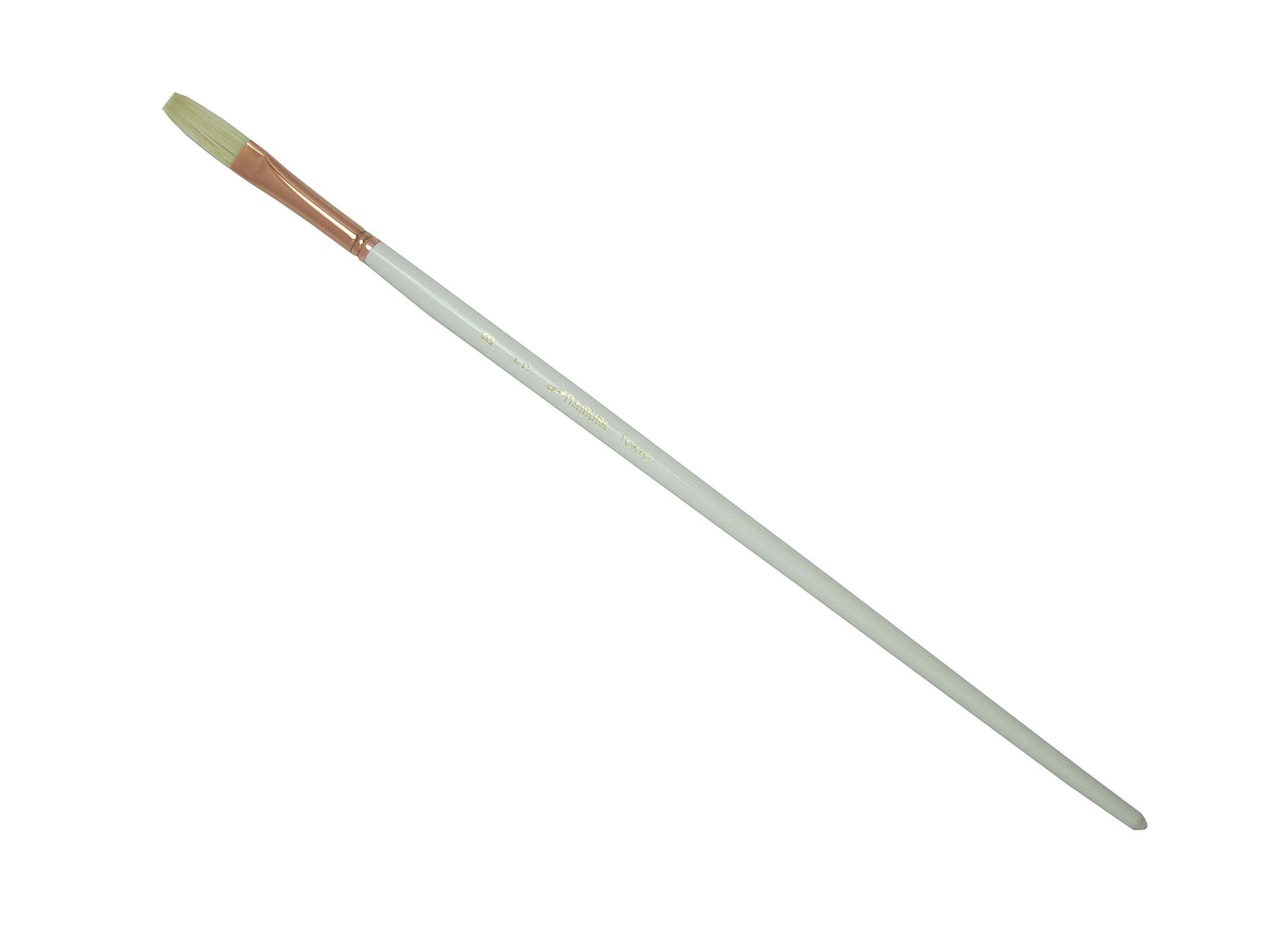 

Namurataiseidou Oil Paint Brush LF 8 Flat (Long Flat) No.