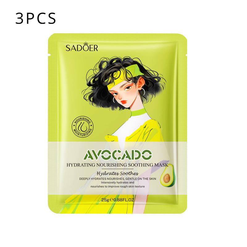 SADOER Avocado Hydrating Nourishing Soothing Mask Hydrating Mask