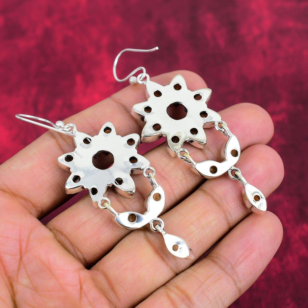 Gorgeous Citrine Handmade 925 Solid Sterling Silver Jewelry, Beautiful Gemstone Earring, Citrine Jewelry For Love