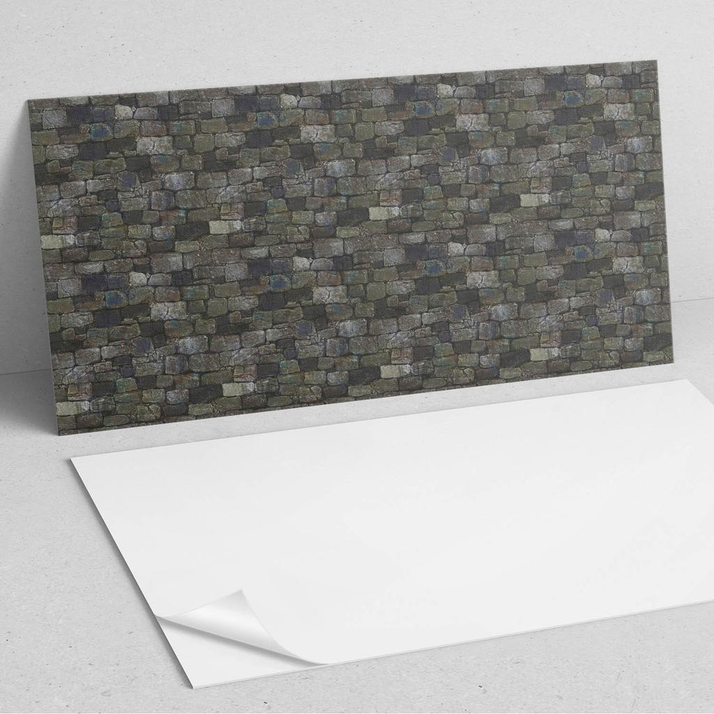 Panel Samoprzylepny Z Grafiką Do Jadalni Pcv 100X50 Cm Wzór Ceglanej Ściany