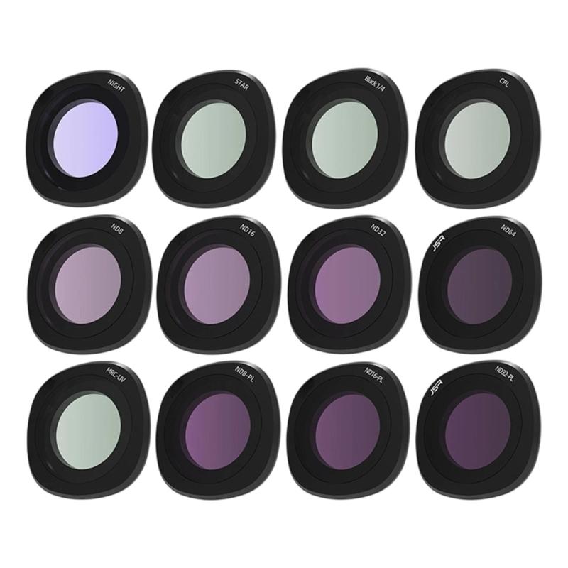 Protective Waterproof Lens Filter For Action Cameras High Light Transmission Scratch Resistant Aluminum Alloy Frame