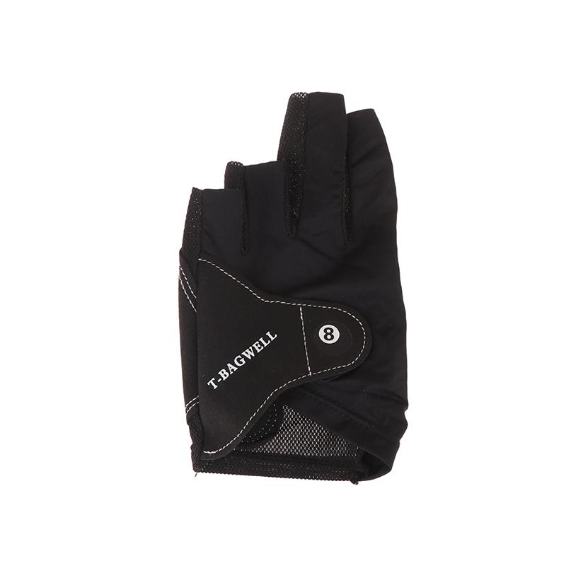 One-Piece Professional Billiards Gloves With Three-Finger Left-Hand Men'S Ice Silk Breathable Professional Billiards Gloves