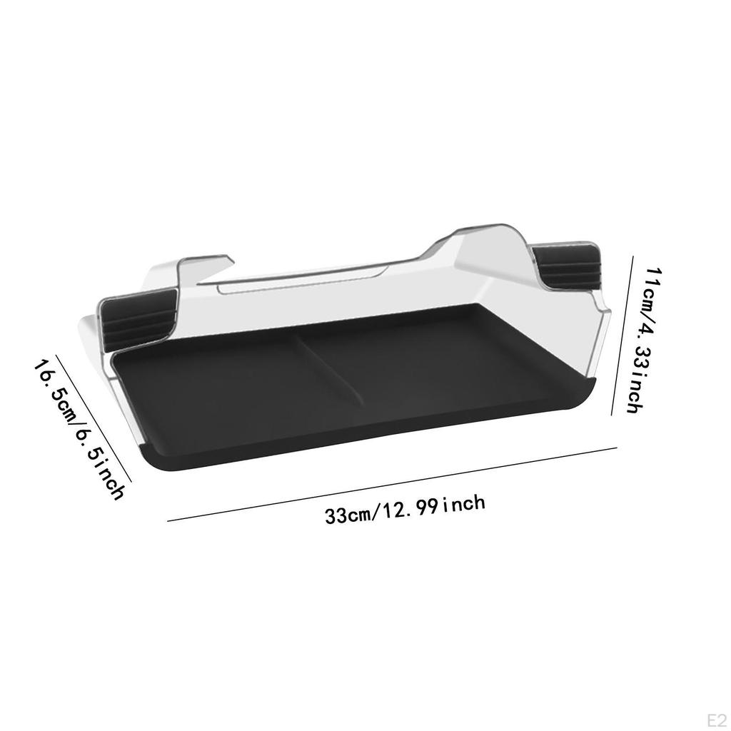 under Screen Storage Tray Accessories Versatile Simple Assembly Organizer with Silicone Pad