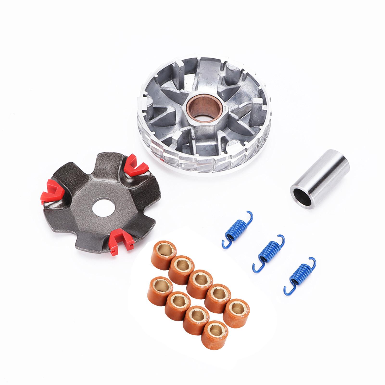 

15PCS Racing Variator Kit for Chinese Scooter Moped ATV 4‑Stroke GY6 50cc 80cc 100cc 139QMB 139QMA